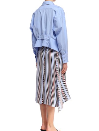 Блакитна сорочка SPORTMAX : фото 4 - Invogue